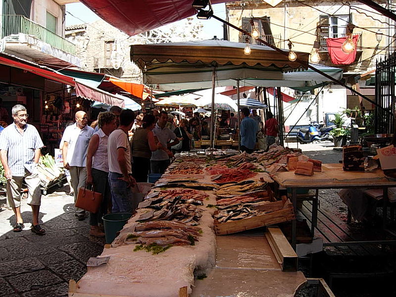 Рынки в городе Палермо