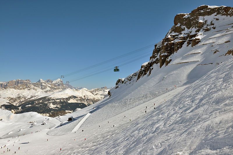 Популярные горнолыжные курорты в Италии