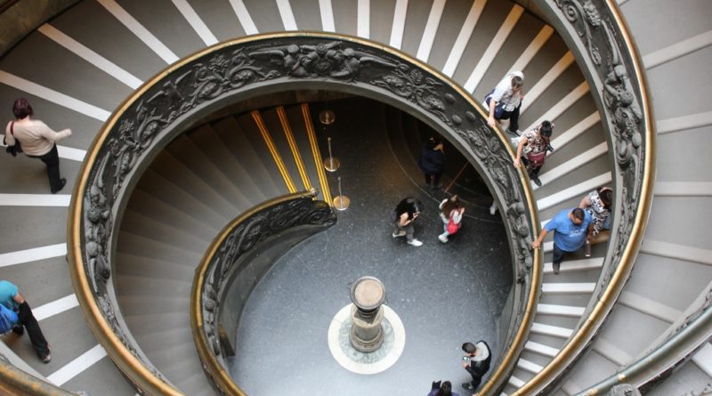Лестница Браманте в Ватикане