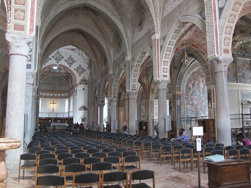 Церковь Санта-Мария-делле-Грацие в городе Милан