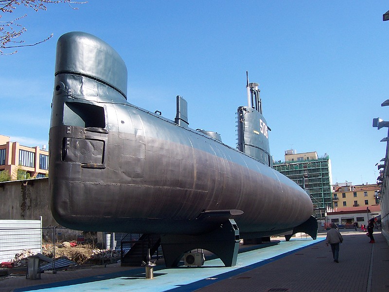 Подводная лодка в музее науки и технологий Леонардо да Винчи в Милане