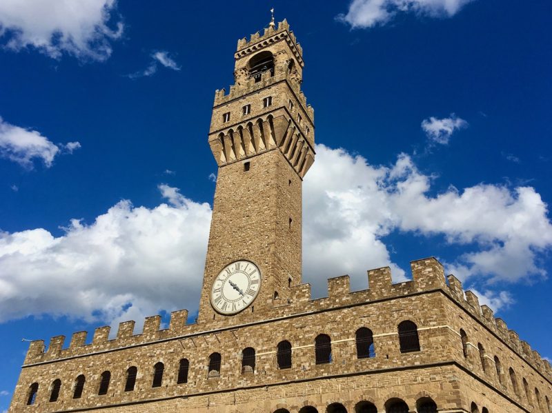 Дворец Палаццо Веккьо во Флоренции