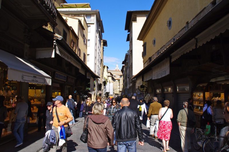 Покупки в итальянском городе Флоренция