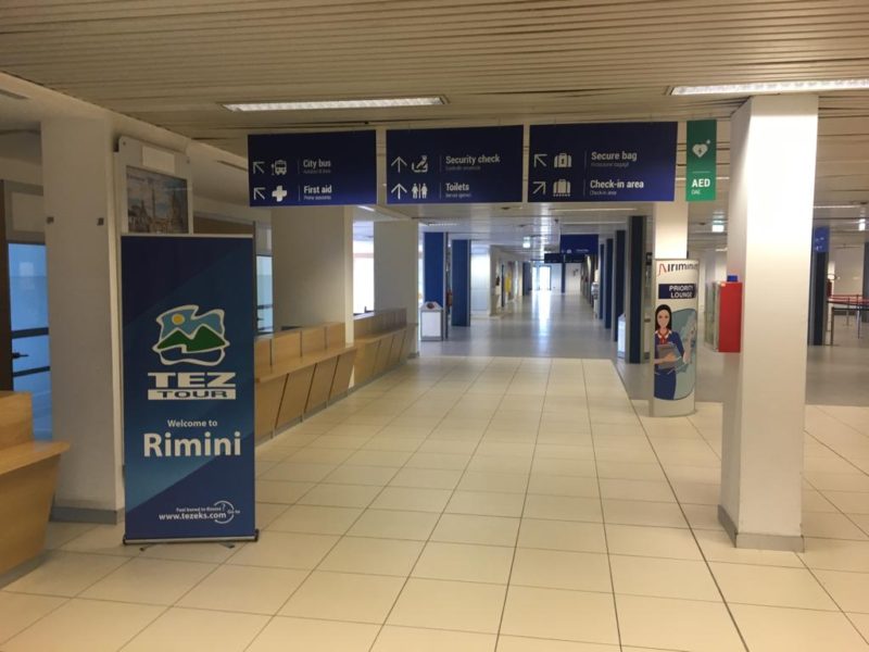 Как добраться до аэропорта Римини в Италии?