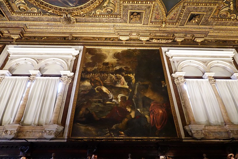 Картины Тинторетто в Scuola di San Rocco в Венеции