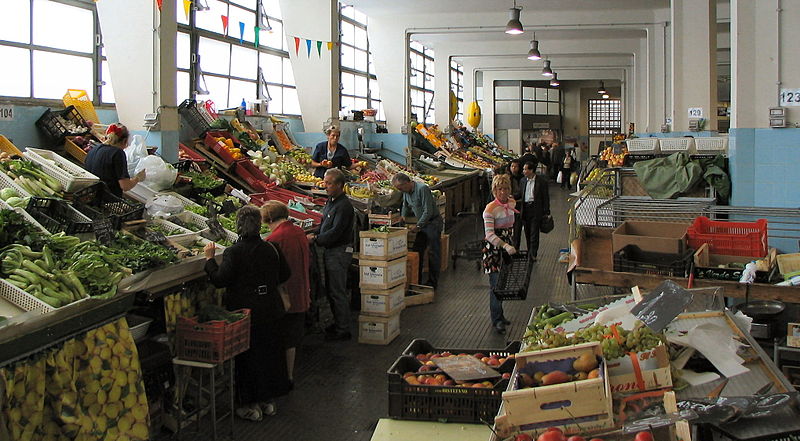 Рынок Mercato Coperto в городе Триест