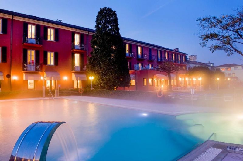 Термальный бассейн в отеле Hotel Fonte Boiola