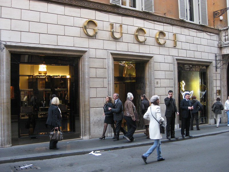 Магазин Gucci в Риме