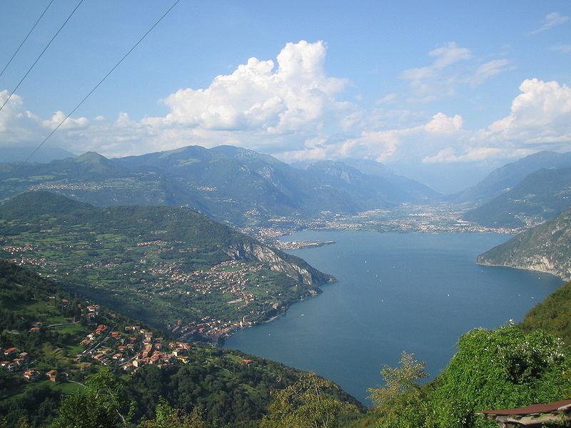 Озеро Изео в Италии