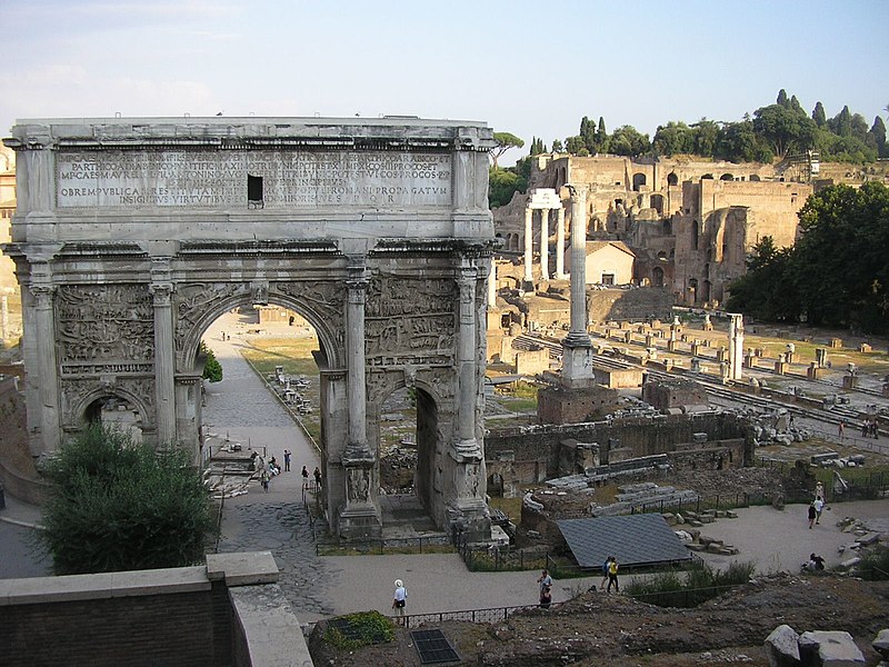 Арка императора Септимия Севера в Риме