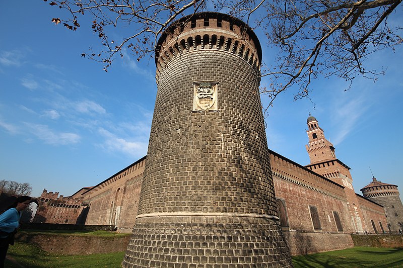 Башня в замке Сфорца в Милане
