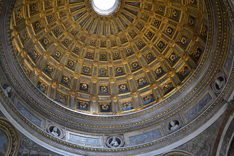 Купол базилики Санта Мария прессо Сан Сатиро в Милане