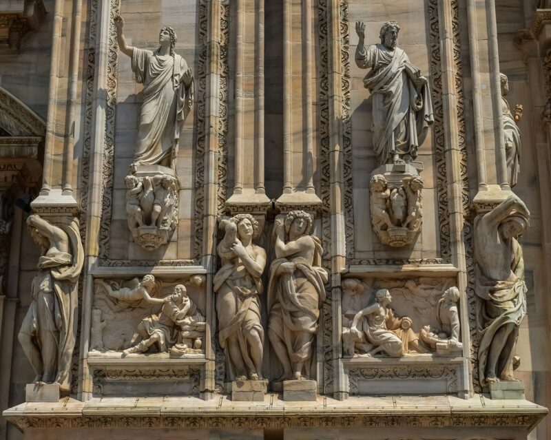 Архитектура кафедрального собора в Милане