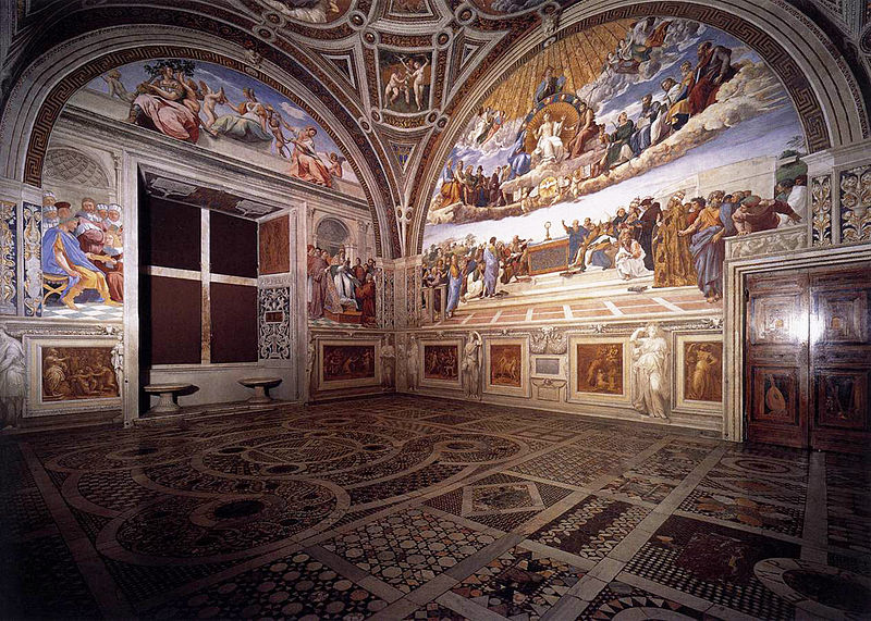 Комната Подписей в Папском дворце Ватикана