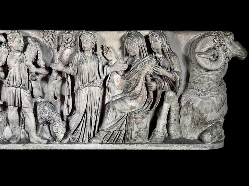 Саркофаг “Via Salaria" в музее Пио-Кристиано