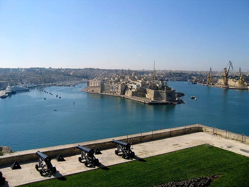 Морской порт La Valette на Мальте