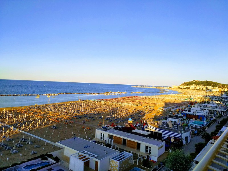 Итальянский курорт Каттолика на Адриатическом море
