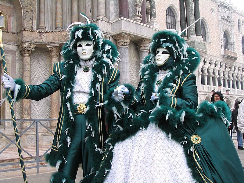 Костюмы на Венецианском карнавале
