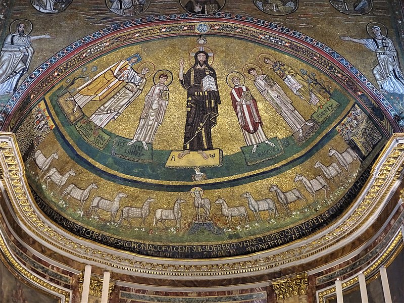 Купол церкви Сан-Марко-Евангелиста в Риме