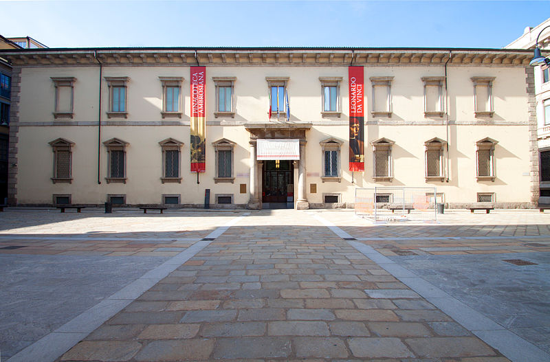 Амброзианская библиотека в итальянском городе Милан