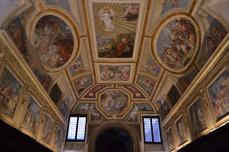 Роспись в церкви Santissima Annunziata Maggiore в Неаполе